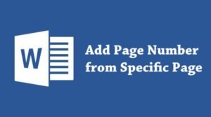 The Trick to Starting Page Numbers on Any Page in Your Word Document