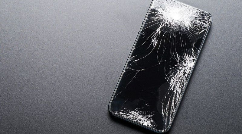 Shattered iPhone Screens